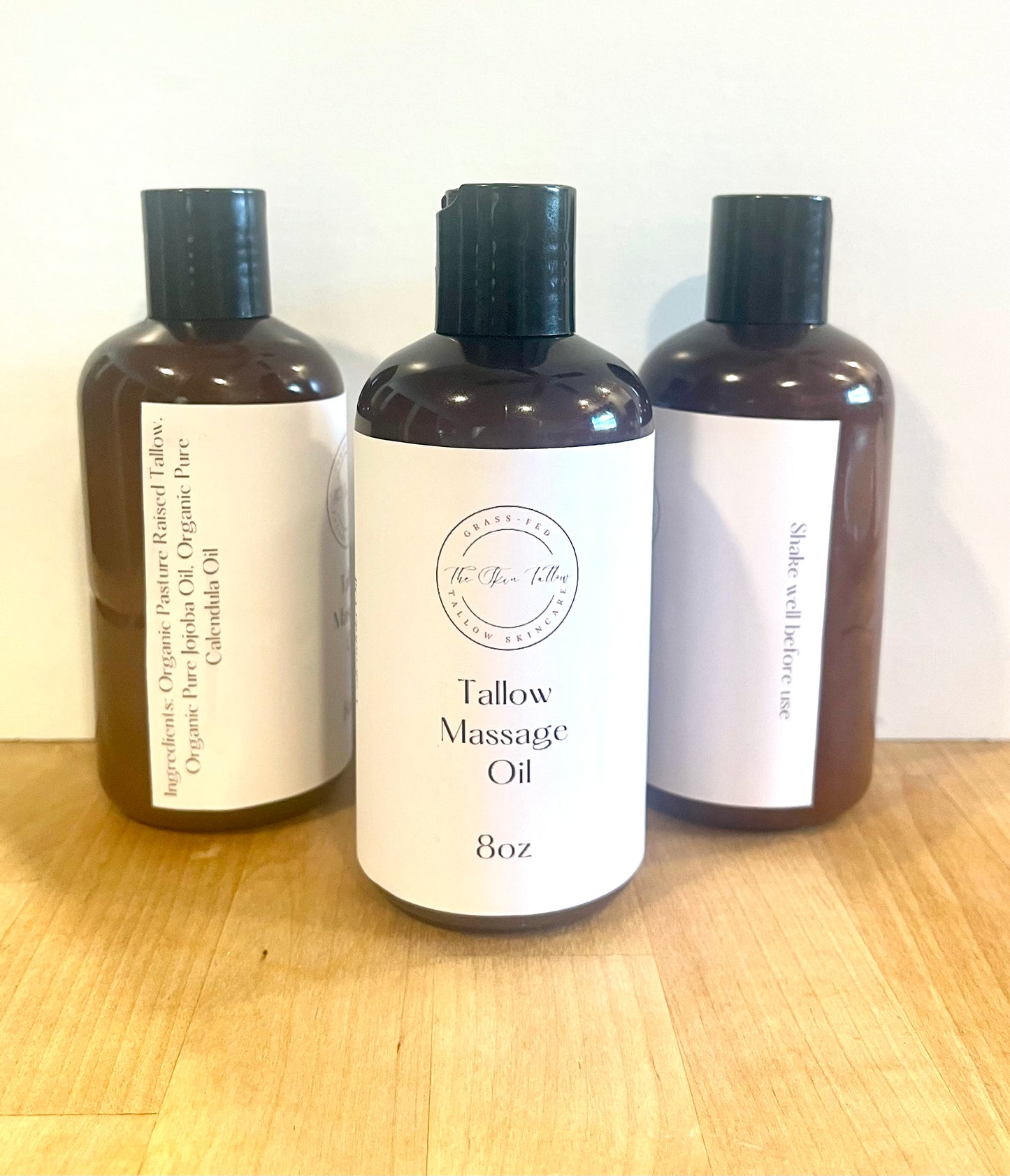 Tallow Based Massage Oil